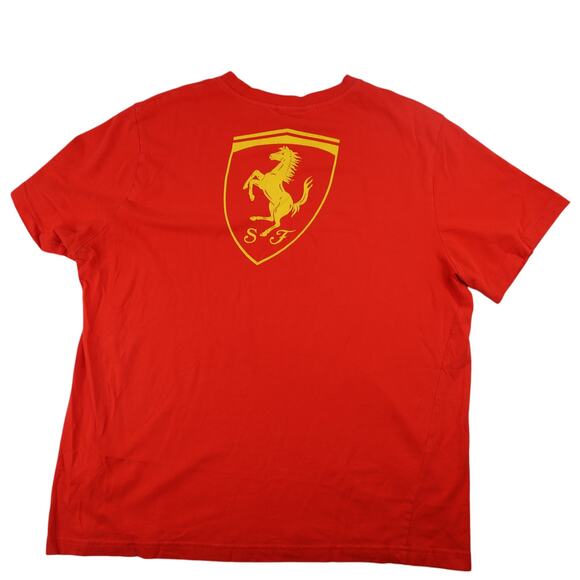 Puma x Ferrari Scuderia F1 Racing Graphic T Shirt - Picture 8 of 9